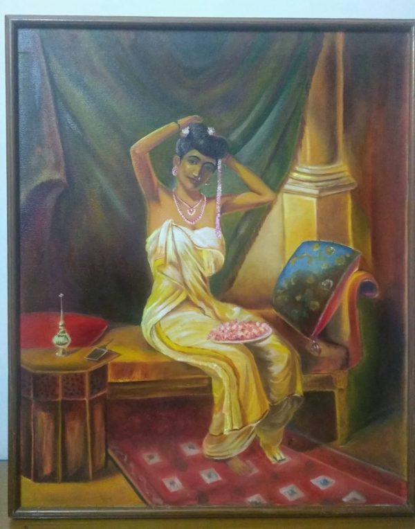 Inspiration and reference from raja ravi Varma (20 x 22 inches)